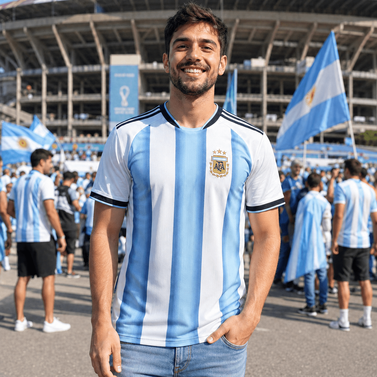 2026 Argentina Soccer/Football Fan Jersey - FanKitCompany