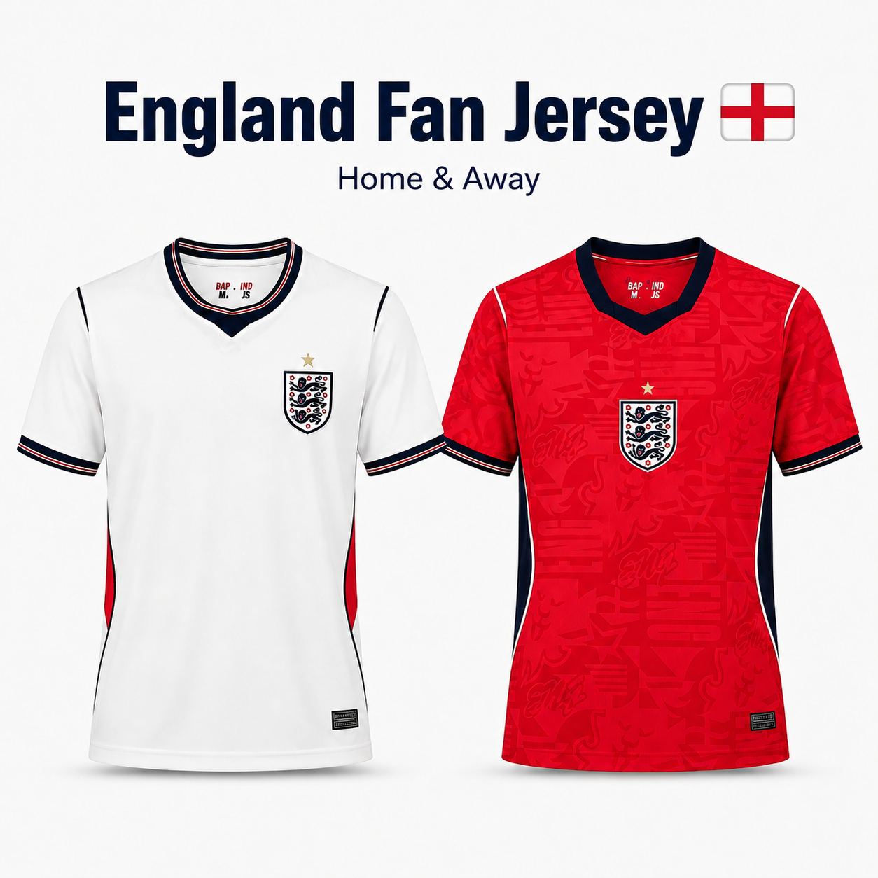 2026 England Soccer/Football Fan Jersey