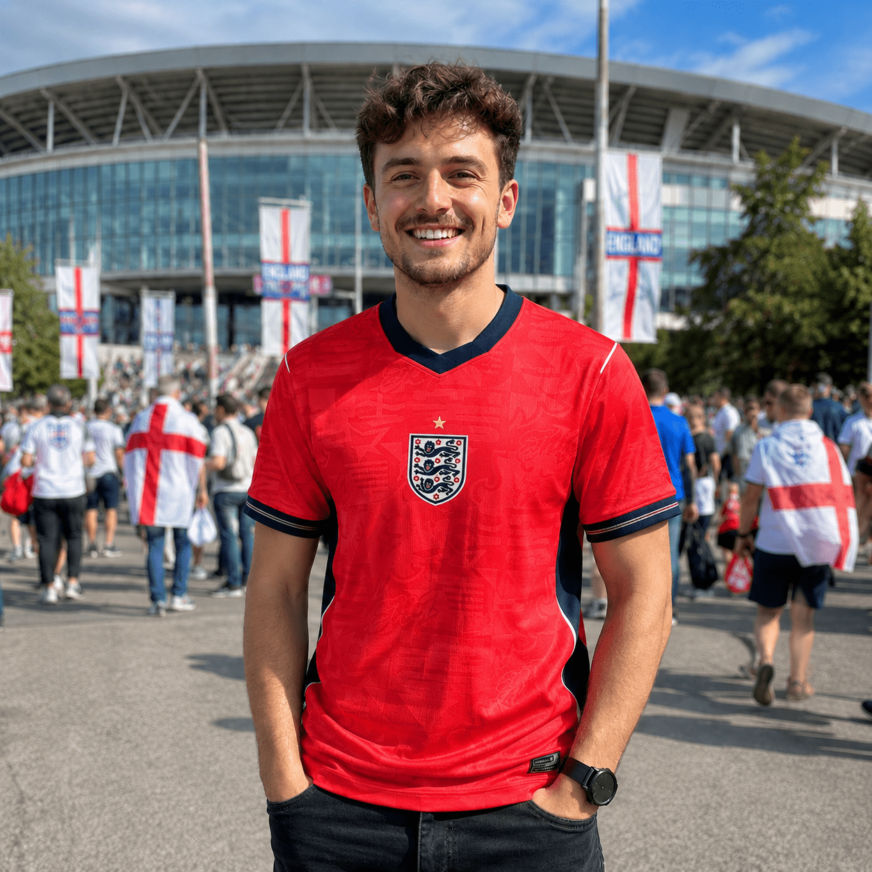 2026 England Soccer/Football Fan Jersey - FanKitCompany