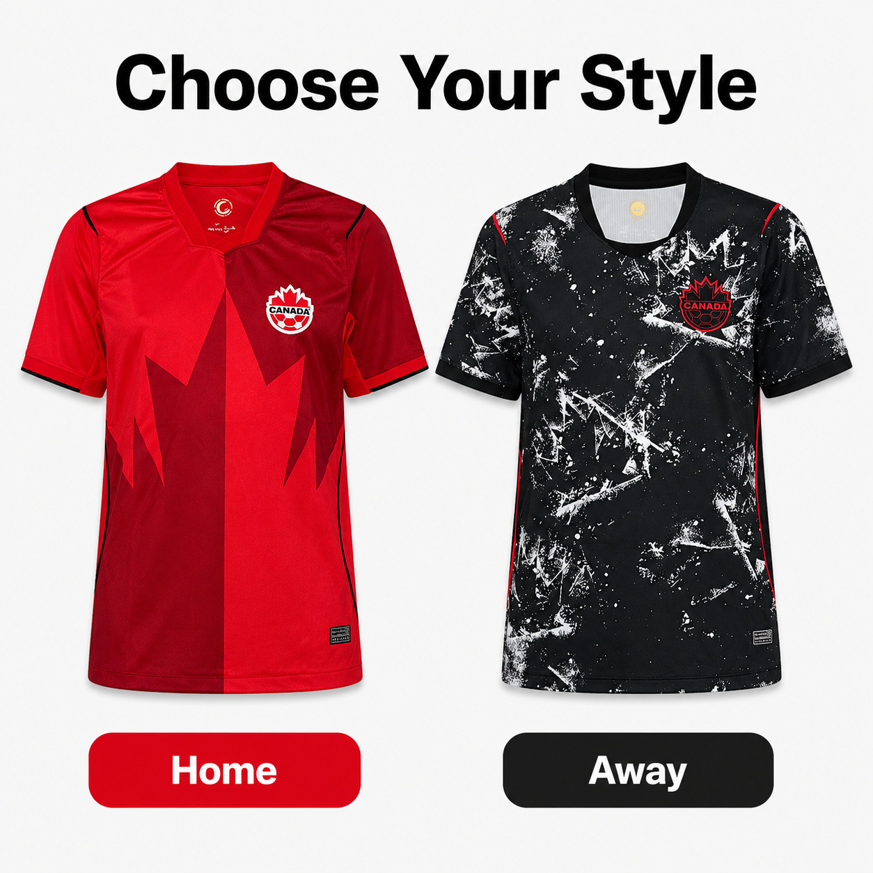 2026 Canada Soccer/Football Fan Jerseys