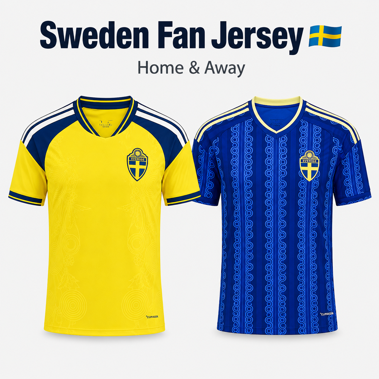 2026 Sweden Soccer/Football Fan Jersey