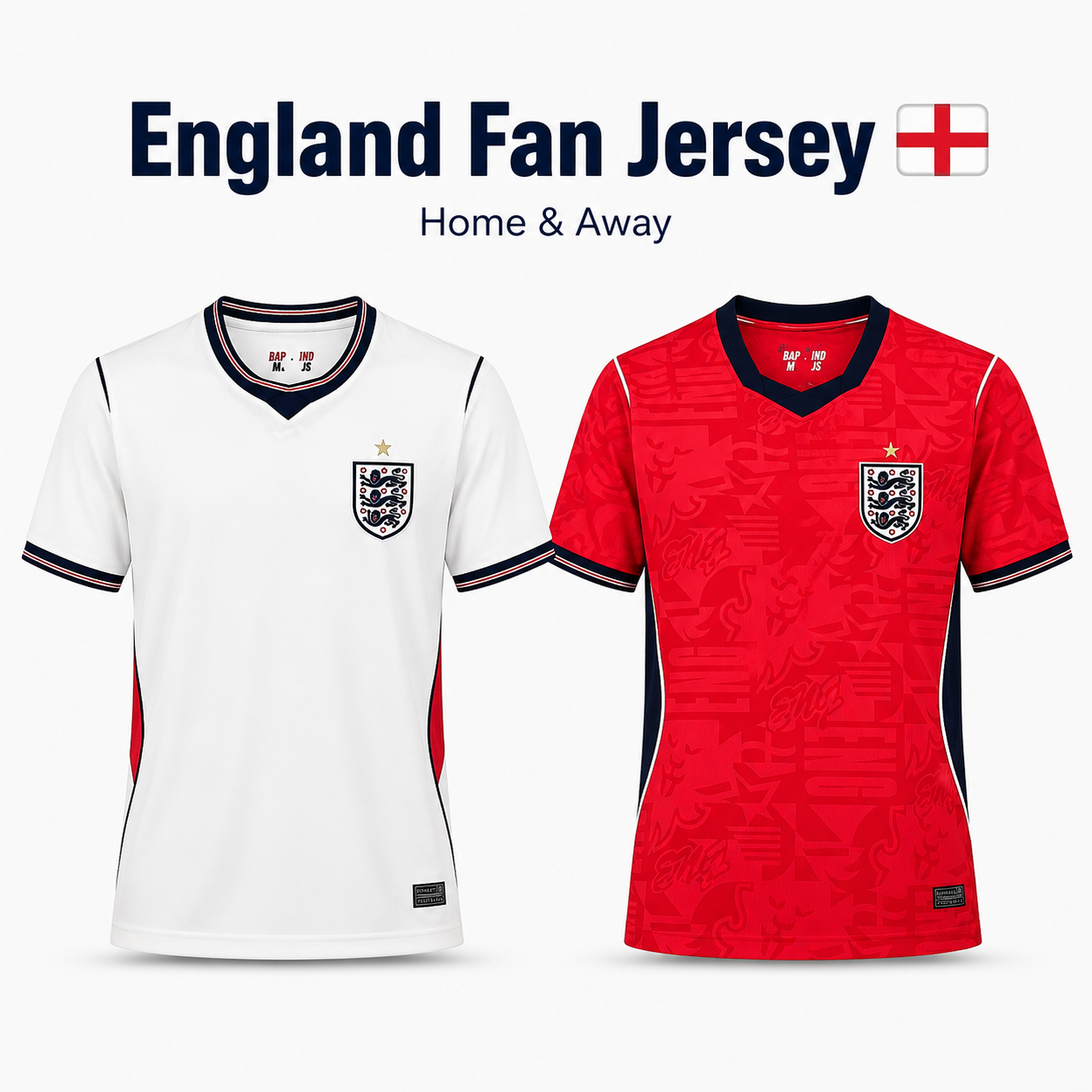 2026 England Soccer/Football Fan Jersey