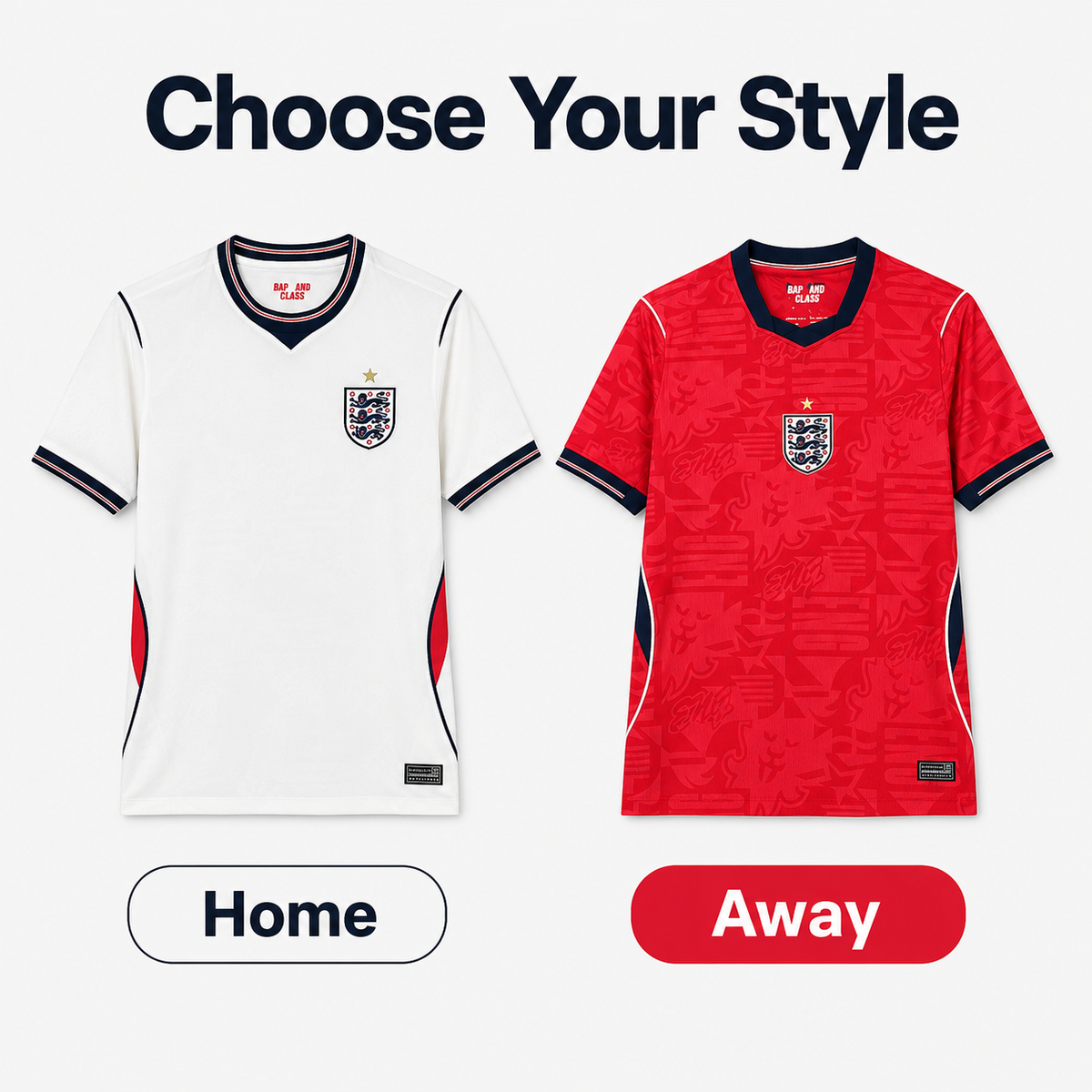 2026 England Soccer/Football Fan Jersey