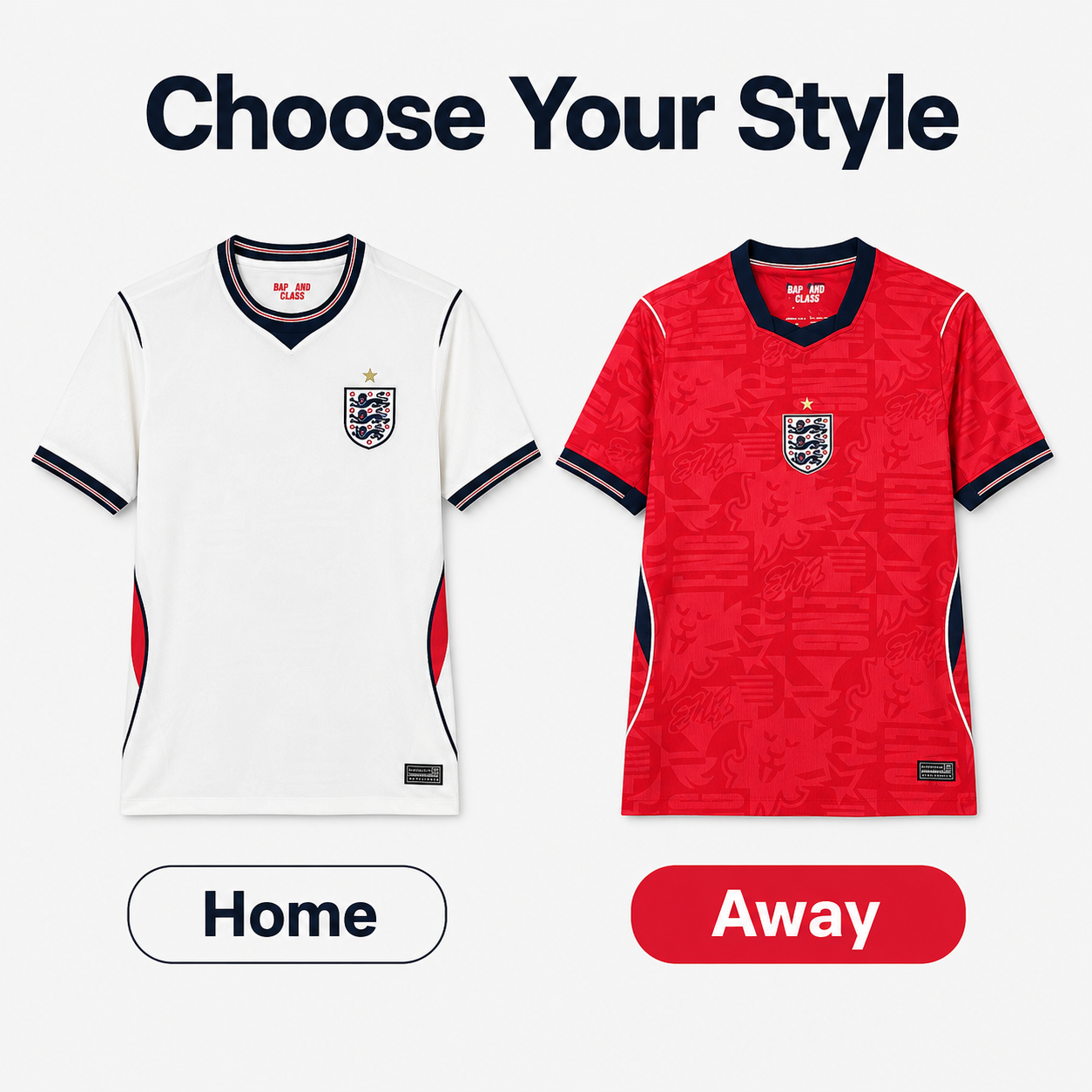 2026 England Soccer/Football Fan Jersey